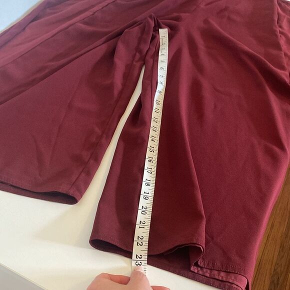 JOIE Mairead Maroon Wide-Leg Jumpsuit Size 2 - Picture 16 of 16